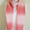 Pink-gradation-Japanese-silk-scarf