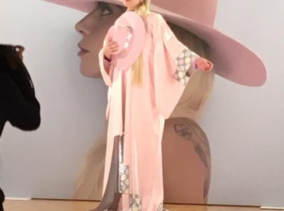 Lady Gaga received a beautiful Kimono