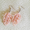 Mizuhiki earrings pink