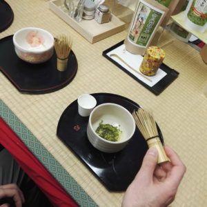 Matcha tasting