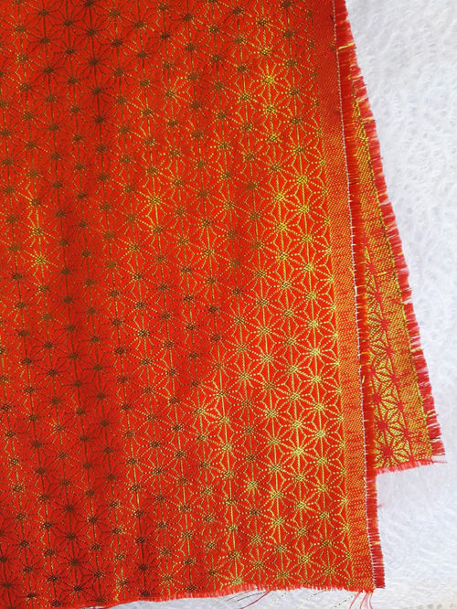 Japanese-traditional-fabric-orange-zoom