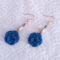 Mizuhiki-Peocock-Blue-Earrings-Gold-hooks