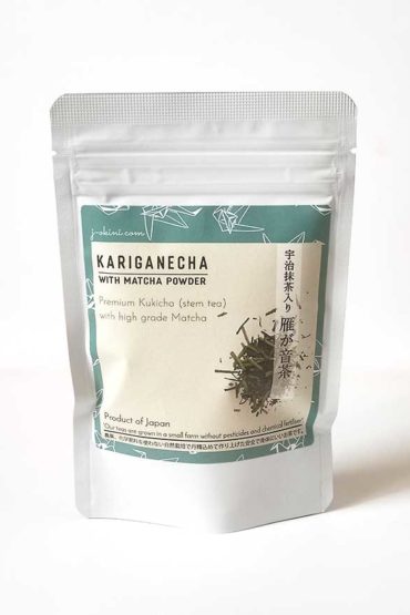 Japanese Kariganecha (Premium Kukicha) with Matcha powder 50g Japanese Kariganecha (Premium Kukicha) with Matcha powder 50g