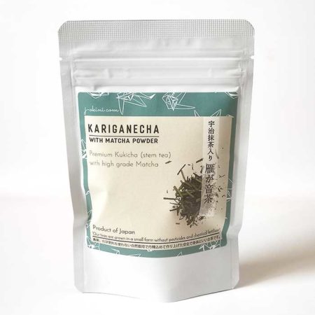 Japanese Kariganecha (Premium Kukicha) with Matcha powder 50g Japanese Kariganecha (Premium Kukicha) with Matcha powder 50g