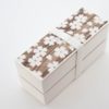 Sakura Mokume Two Tier Bento box