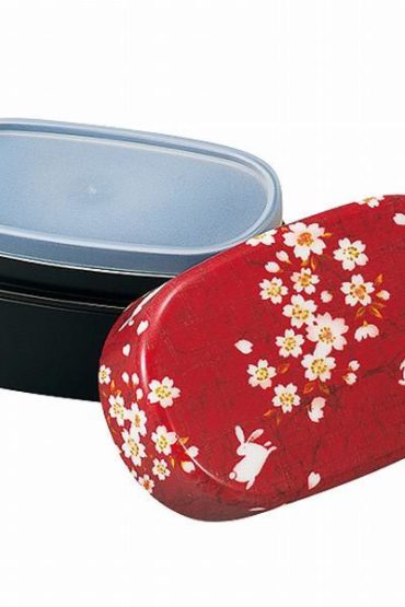 Sakura bunny red bento box