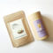 Uji Matcha 30g with matcha whisk in a craft tube. Available at j-okini.com in malta