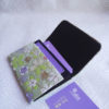 Card-case-Green-Flower-open