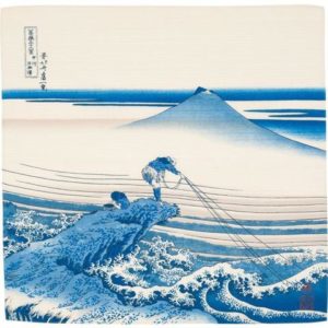 48cm Ukiyo-e Kajikazawa Inkai Province Blue 1