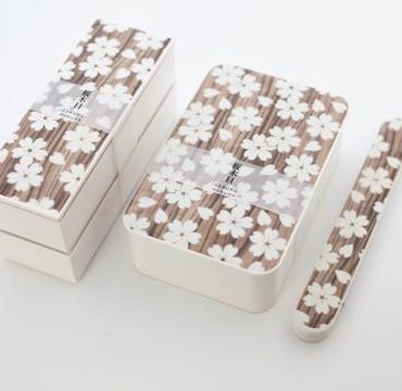 Sakura Mokume Chopsticks with a case