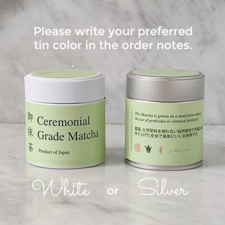 Ceremonial Grade Matcha tin at j-okini.com in Malta