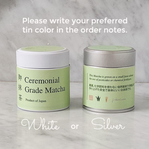 Ceremonial Grade Matcha tin at j-okini.com in Malta