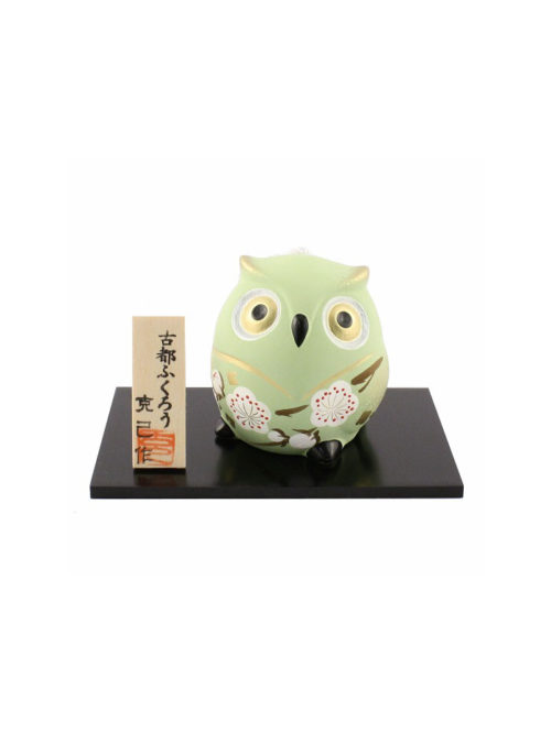 Japanese-owl-pottery-bell-Midor