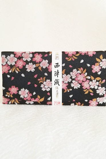 Kimono-Wallet-(long)-Black-Sakura