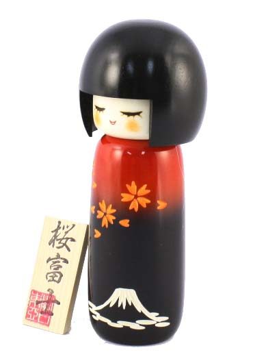 Kokeshi doll Sakura Fuji