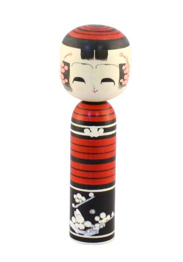 Omoi Design Authentic & Traditional Japanese Kokeshi Doll Handcrafted & Made in Japan