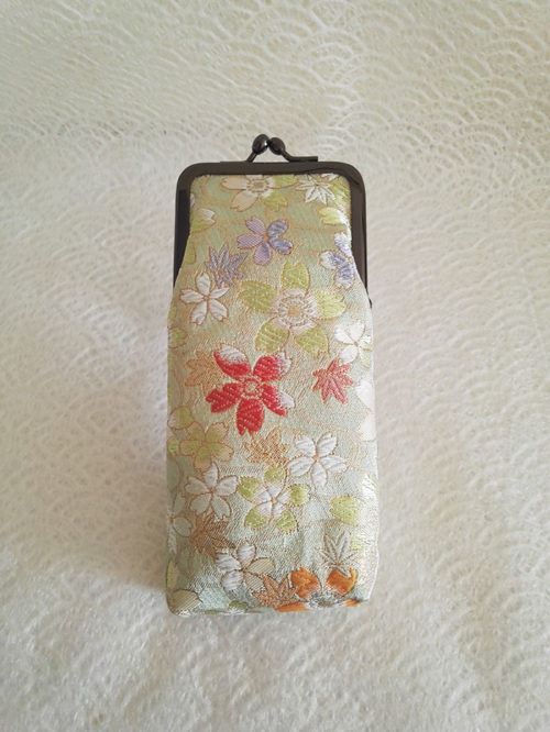 Nishijin-Glasses-case-Light-green