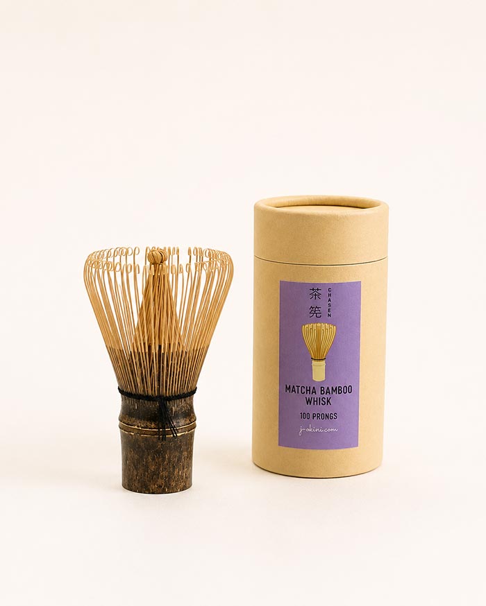 Handmade Matcha Bamboo Whisk brown available at j-okini..com in Malta