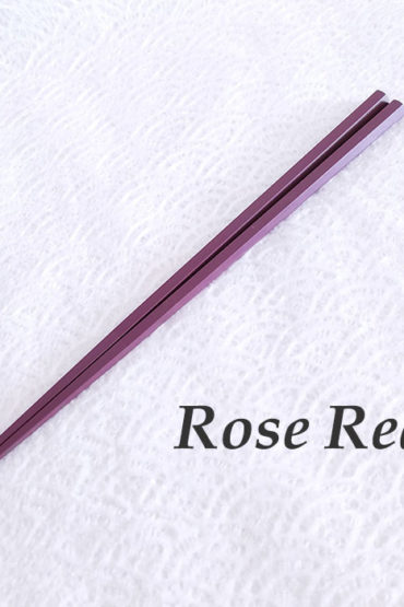 Easy-Grasp-Hexagonal-chopsticks-Rose-red-writing
