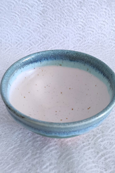 Japanese Authentic Matcha Bowl Kohiki Green Nagashi