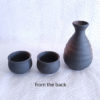 Japanese Sake set Kuro Bizen 160ml