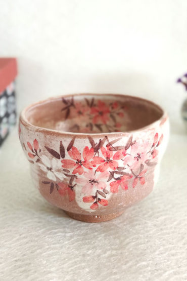 Handmade-Matcha-bowl-Akebono-Sakura