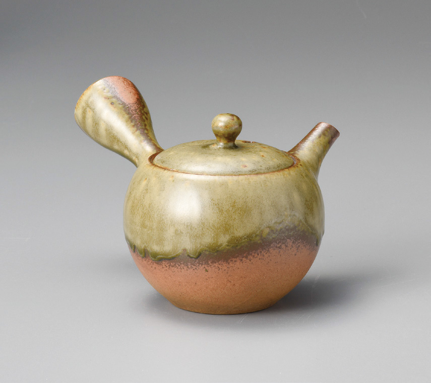 yamakiikai tokoname-ware pottery teapot kyusu sawayaka made by ISSIN 270cc JP 