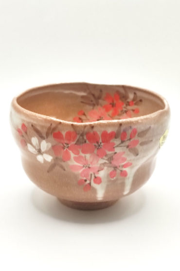 Handmade Matcha bowl Akebono Sakura Handmade Matcha bowl Akebono Sakura