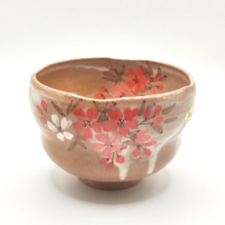 Handmade Matcha bowl Akebono Sakura
