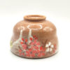 Traditional Japanese Matcha bowl with hand-painted cherry blossoms – Kiyomizu-yaki j-okini.com in Malta