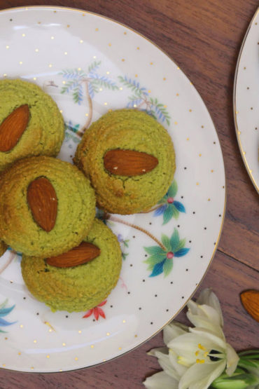 Almond Matcha biscuits 250grms 4