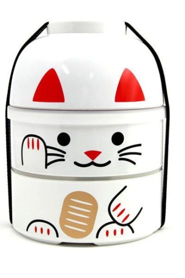Maneki-neko (lucky cat) Bento box 3