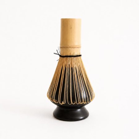 Matcha Whisk ceramic stand Mat Black | j-okini Malta