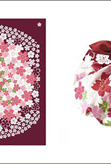 104cm-Furoshiki-Sakura-Dark-Red