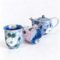Arita ware Teaset Tsubaki design with icchin technique made in Japan. Buy it on j-okini.com in Malta