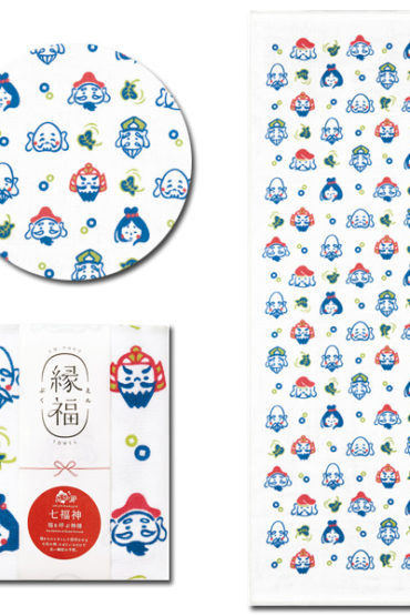 Japanese fluffy lucky Gauze towel Shichifukujin