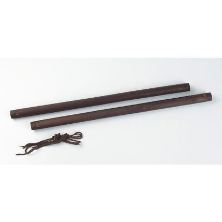 Tenugui Tapestry wooden poles dark brown