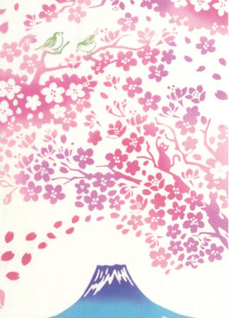 Tenugui-Towl-Chusen-Dye-Fuji-Sakura-2