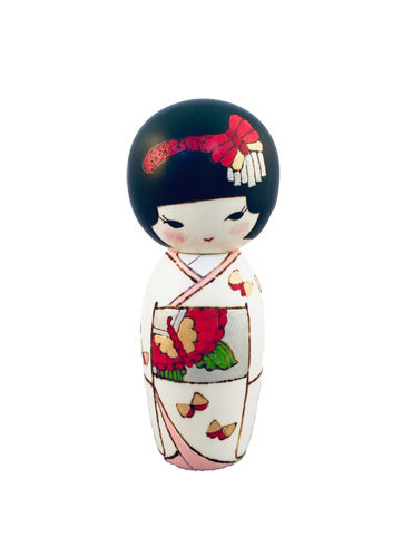 Japanese Kokeshi doll Choucho san 2