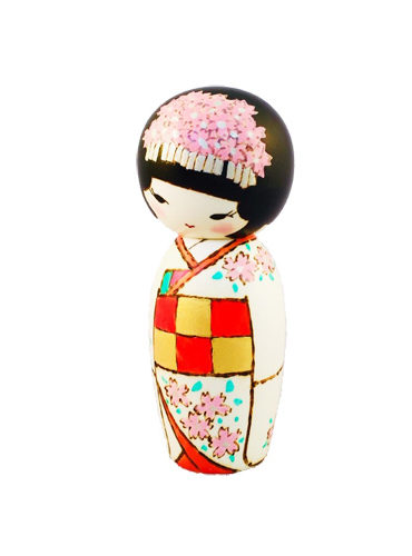 Japanese Kokeshi doll Himesama