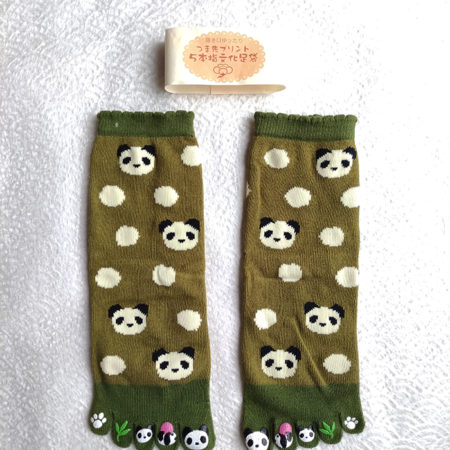 Japanese-socks-with-5-toes-Panda-Green