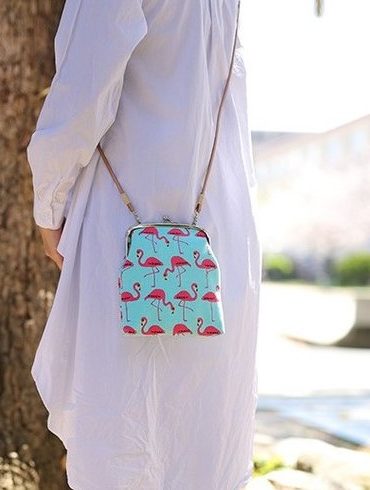 Kyoto Cross body bag flamingo 6