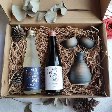 Sake-gift-box-Kuro-Bizen