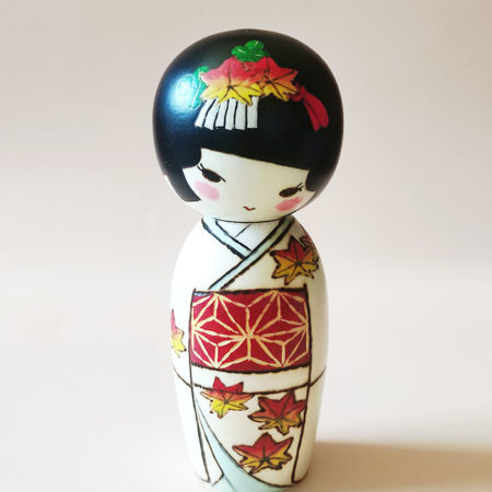 Japanese Kokeshi doll Momiji