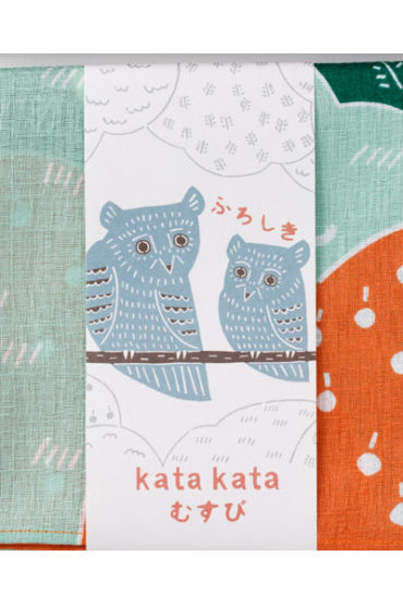 50cm Furoshiki Katakata musubi owls