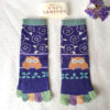 Japanese socks with 5 toes | Hokkori Fukuro Owl