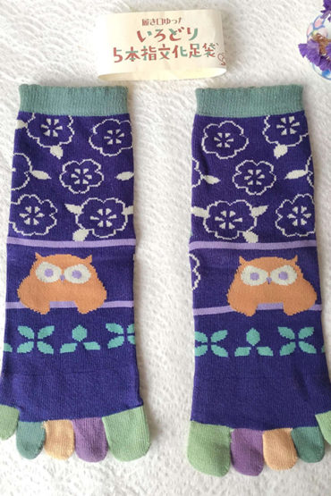 Japanese-socks-with-5-toes-Hokkori-Fukuro