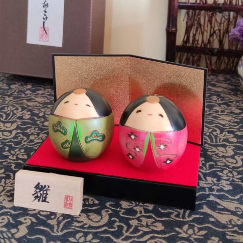 Kokeshi doll Happy Hina dolls