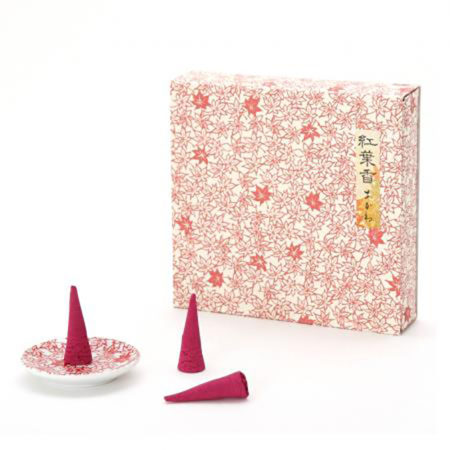 Momiji-Incense-Corns-&-Plate-Set