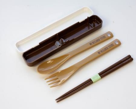 Totoro 3P cutlery set with case 6